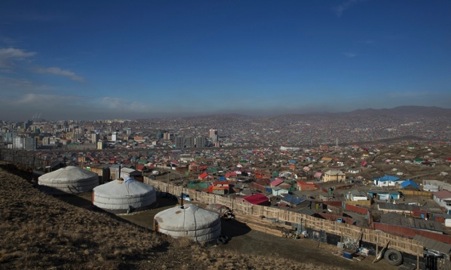 One of Ulaanbaatar’s Ger Districts. Source: theguardian.com